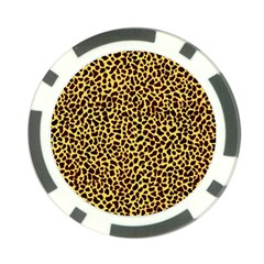 Fur-leopard 2 Poker Chip Card Guard by skindeep