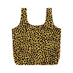 Fur-leopard 2 Full Print Recycle Bag (m) by skindeep