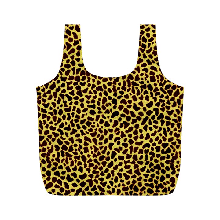 Fur-leopard 2 Full Print Recycle Bag (M)