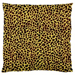 Fur-leopard 2 Standard Flano Cushion Case (one Side) by skindeep