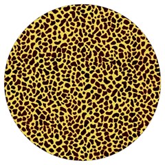 Fur-leopard 2 Round Trivet by skindeep