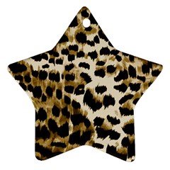 Leopard-print 2 Ornament (star) by skindeep