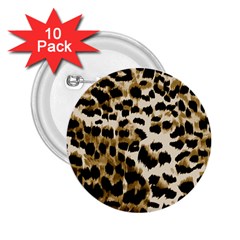 Leopard-print 2 2 25  Buttons (10 Pack)  by skindeep