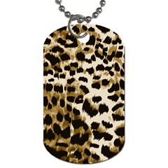 Leopard-print 2 Dog Tag (one Side) by skindeep