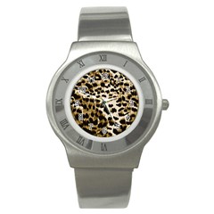 Leopard-print 2 Stainless Steel Watch by skindeep