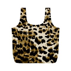 Leopard-print 2 Full Print Recycle Bag (m) by skindeep