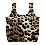 Leopard-print 2 Full Print Recycle Bag (L) Back