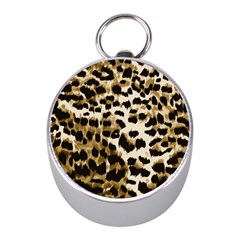 Leopard-print 2 Mini Silver Compasses by skindeep