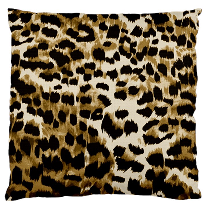 Leopard-print 2 Large Flano Cushion Case (Two Sides)