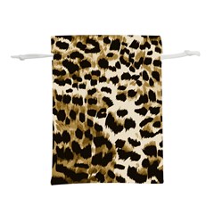 Leopard-print 2 Lightweight Drawstring Pouch (l) by skindeep