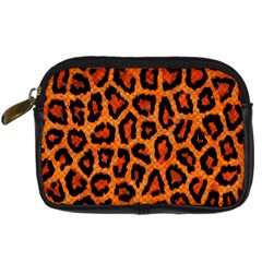 Leopard-print 3 Digital Camera Leather Case by skindeep