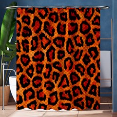 Leopard-print 3 Shower Curtain 60  X 72  (medium)  by skindeep