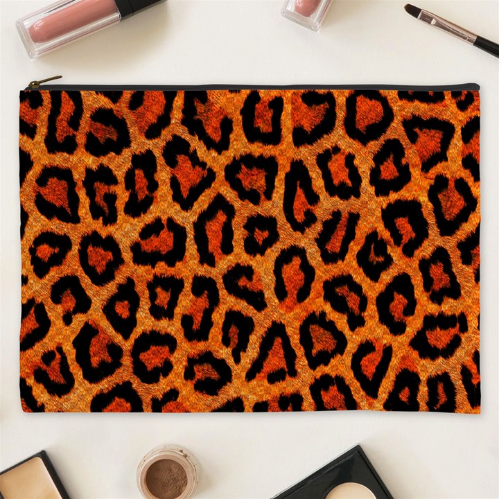 Leopard-print 3 Cosmetic Bag (XXXL)