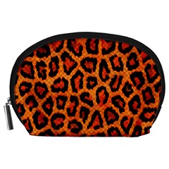 Leopard-print 3 Accessory Pouch (large) by skindeep