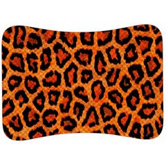 Leopard-print 3 Velour Seat Head Rest Cushion by skindeep