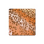 Leopard-knitted Square Magnet Front