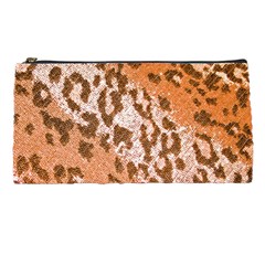 Leopard-knitted Pencil Case by skindeep