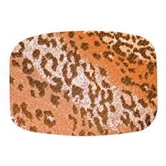 Leopard-knitted Mini Square Pill Box by skindeep