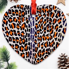 Fur-leopard 5 Ornament (Heart)