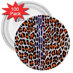 Fur-leopard 5 3  Buttons (100 pack) 