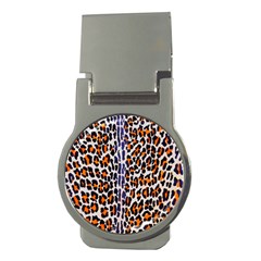 Fur-leopard 5 Money Clips (Round) 