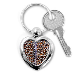 Fur-leopard 5 Key Chain (Heart)