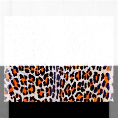 Fur-leopard 5 Rectangular Jigsaw Puzzl