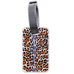 Fur-leopard 5 Luggage Tag (two sides)