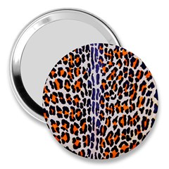 Fur-leopard 5 3  Handbag Mirrors