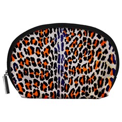 Fur-leopard 5 Accessory Pouch (large) by skindeep