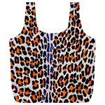 Fur-leopard 5 Full Print Recycle Bag (XXXL) Front