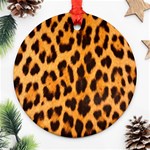 Fur 5 Round Ornament (Two Sides) Front