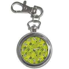 Folk Flowers Pattern  Key Chain Watches by Eskimos