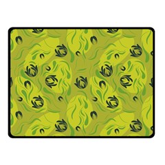 Folk Flowers Pattern  Double Sided Fleece Blanket (small)  by Eskimos