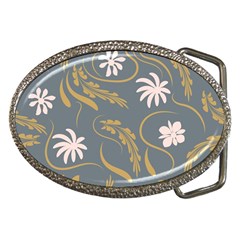 Folk Flowers Pattern  Belt Buckles by Eskimos