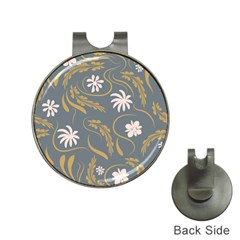 Folk Flowers Pattern  Hat Clips With Golf Markers by Eskimos