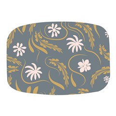 Folk Flowers Pattern  Mini Square Pill Box