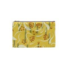 Folk Flowers Pattern  Cosmetic Bag (small) by Eskimos