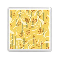 Folk Flowers Pattern  Memory Card Reader (square) by Eskimos