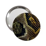 Leatherette Snake 2 2.25  Handbag Mirrors Front