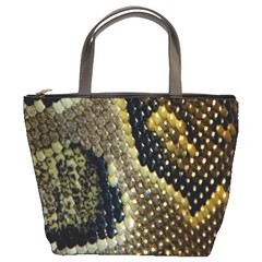 Leatherette Snake 2 Bucket Bag by skindeep