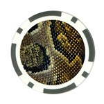 Leatherette Snake 2 Poker Chip Card Guard (10 pack) Front