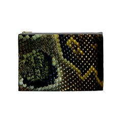 Leatherette Snake 2 Cosmetic Bag (medium) by skindeep