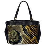 Leatherette Snake 2 Oversize Office Handbag (2 Sides) Back