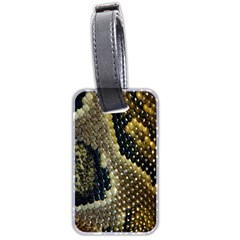 Leatherette Snake 2 Luggage Tag (two Sides) by skindeep