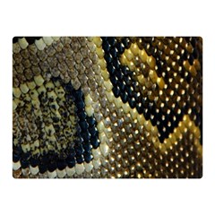 Leatherette Snake 2 Double Sided Flano Blanket (mini)  by skindeep