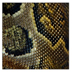 Leatherette Snake 2 Large Satin Scarf (square) by skindeep