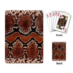 Leatherette Snake 3 Playing Cards Single Design (rectangle) by skindeep