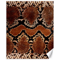 Leatherette Snake 3 Canvas 16  X 20  by skindeep