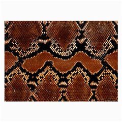 Leatherette Snake 3 Large Glasses Cloth (2 Sides) by skindeep